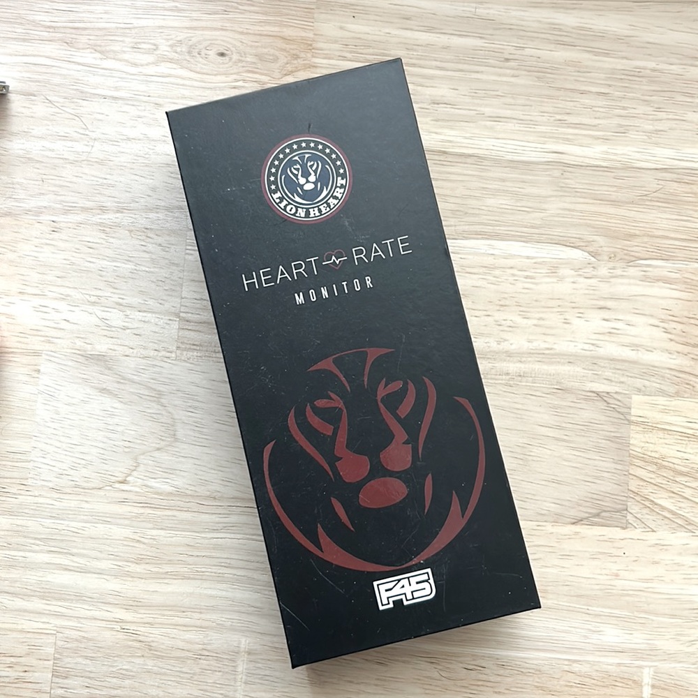 F45 Lion Heart Hart Rate Monitor